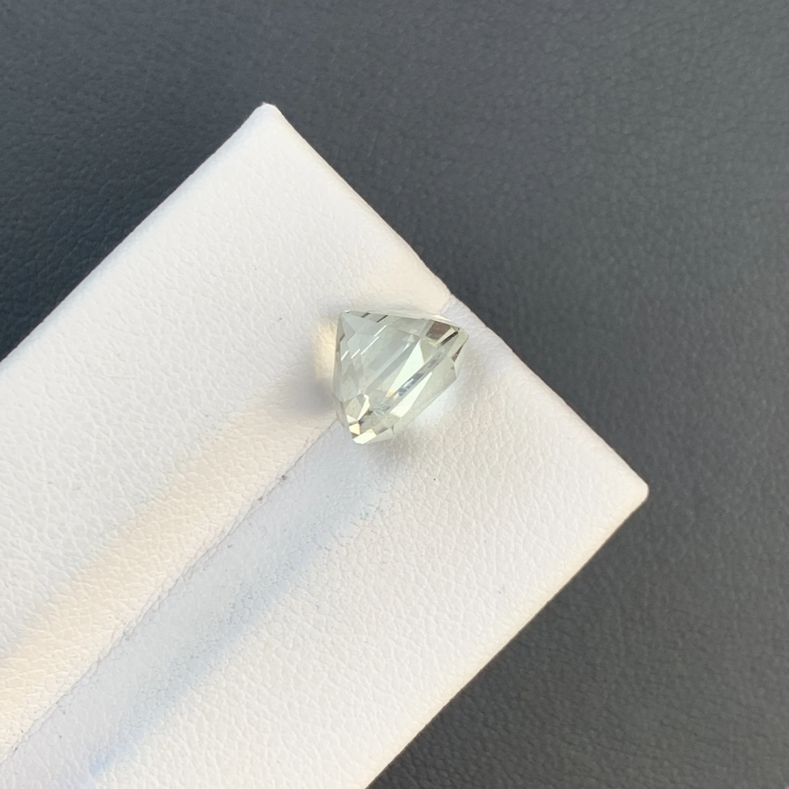 Precision Cut 3.65ct Green Prasiolite Fancy Cut Loose Gemstone — view 1